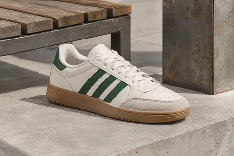 Baskets Adidas Hoops 4.0 à tige synthétique, bout en suède et semelle cupsole en caoutchouc